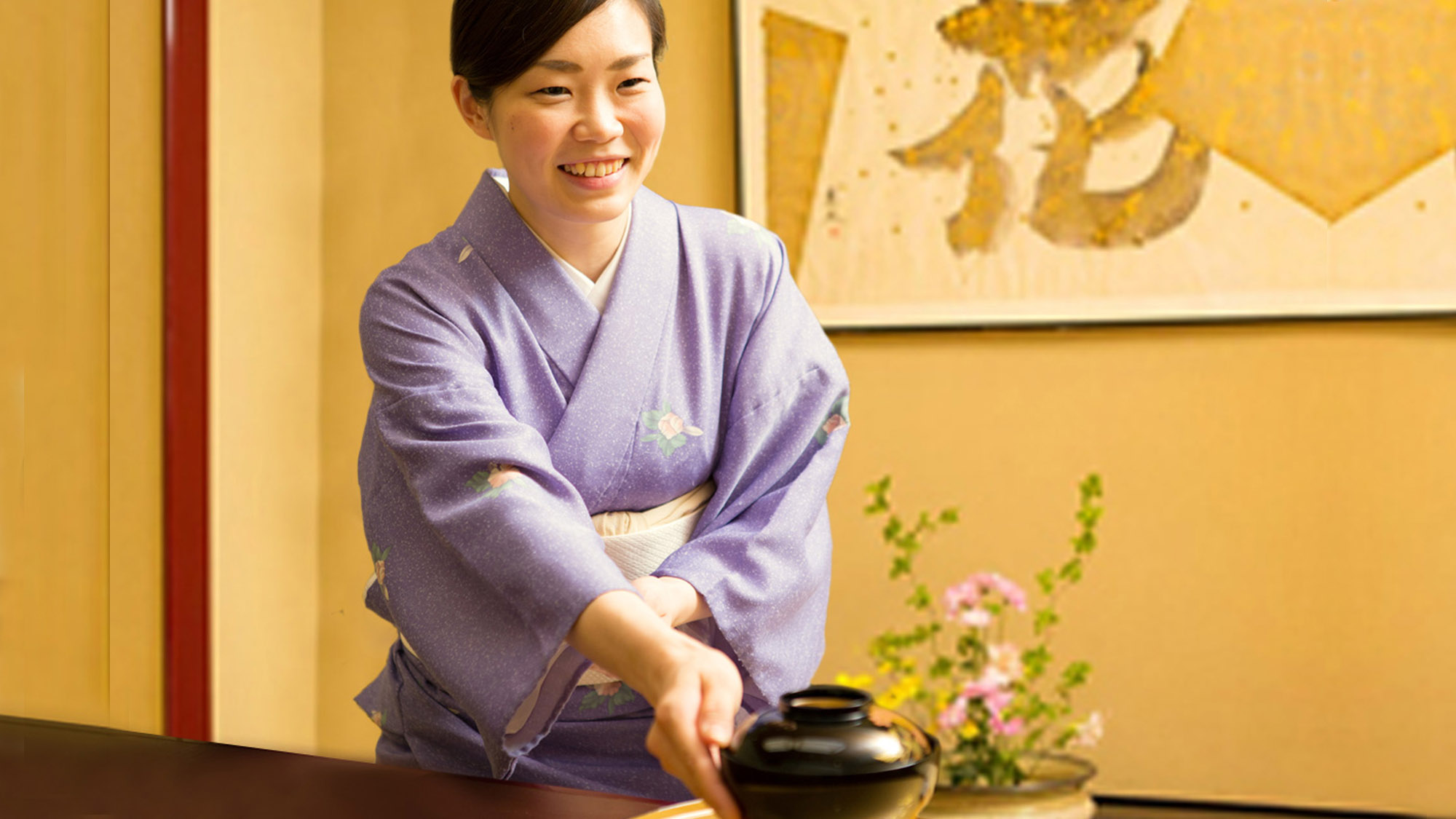 日本のホテルならではのきめ細かな気配りでおくつろぎいただきます。