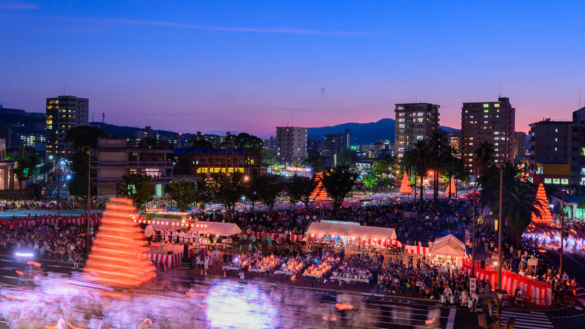 【日本新三大夜景都市認定】北九州市  戸畑祇園大山笠