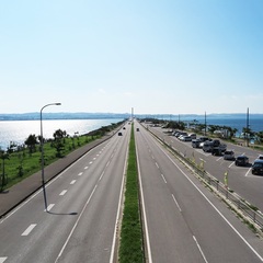 人気のドライブコース♪海中道路