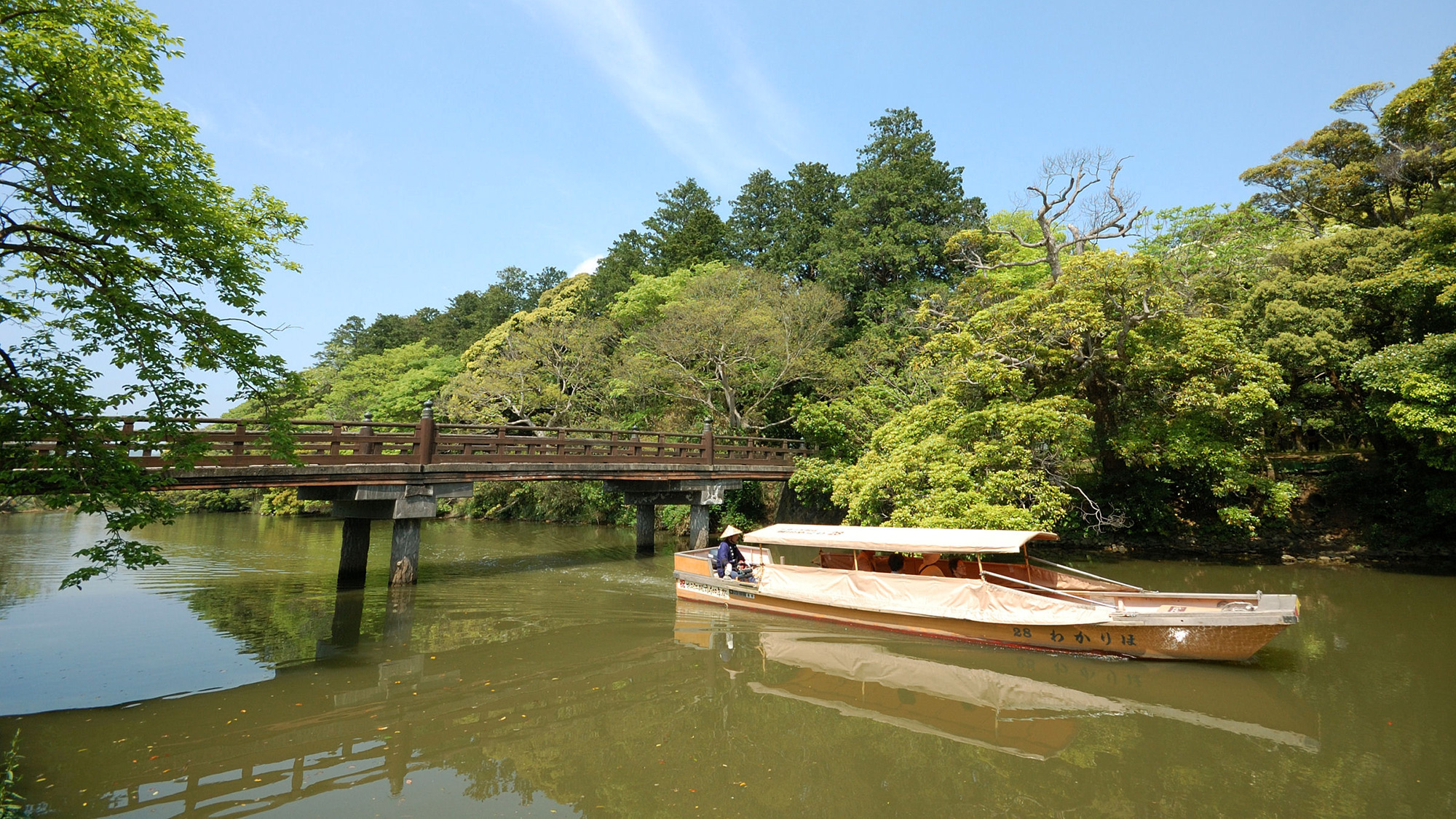 松江城堀川遊覧船まで45分