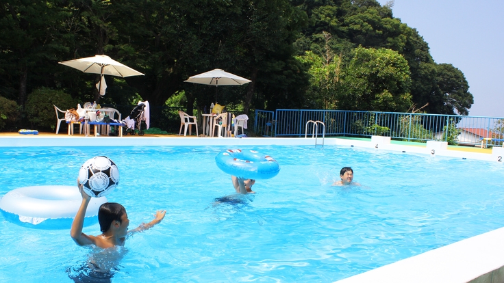 早割り【夏休み限定】屋外プール＆海水浴場送迎！お得な1泊2食プラン【食事処・お布団セルフ】＜基本＞