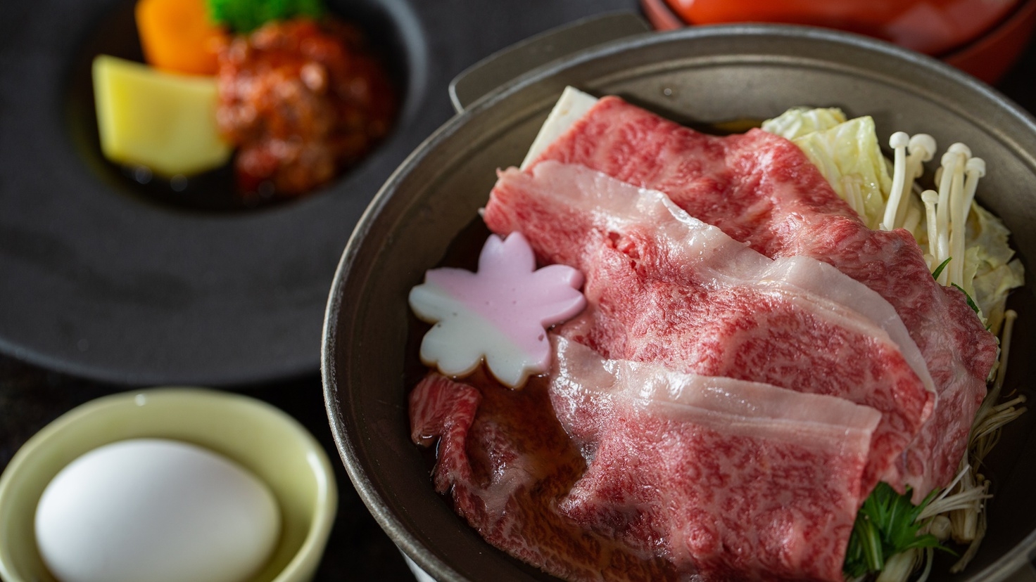 【飛騨牛尽くし】お口でとろける幸せ♪絶品飛騨牛を石焼・すき焼き鍋・ローストビーフで心ゆくまでご堪能★