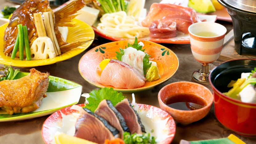 温泉＆人気カフェでくつろぎ道後旅♪お得な『松山・道後しらさぎパック』付★四国の味覚満喫会席プラン