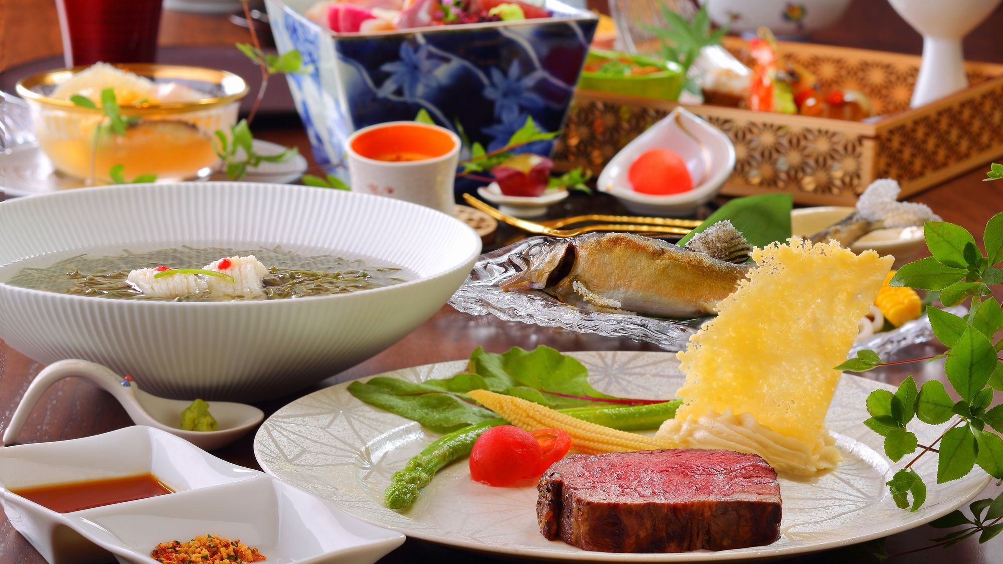 【個室料亭】旬の会席料理を楽しむ＜湯坂コース＞≪2025年9月〜≫