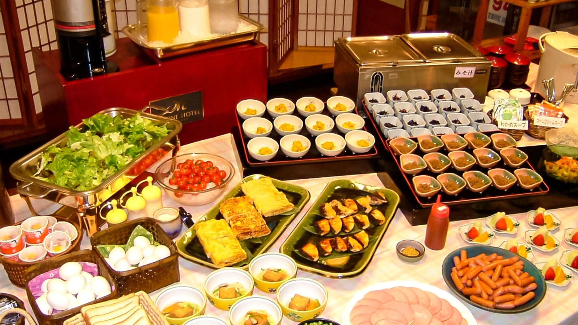 【朝食付】大好評の和洋朝食バイキング！観光・お仕事の前にしっかり食べて1日の活力をチャージ